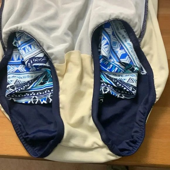 Penbrooke Tummy Control One Piece Swimsuit with Front Ruffles, Adjustable Straps - Picture 8 of 11